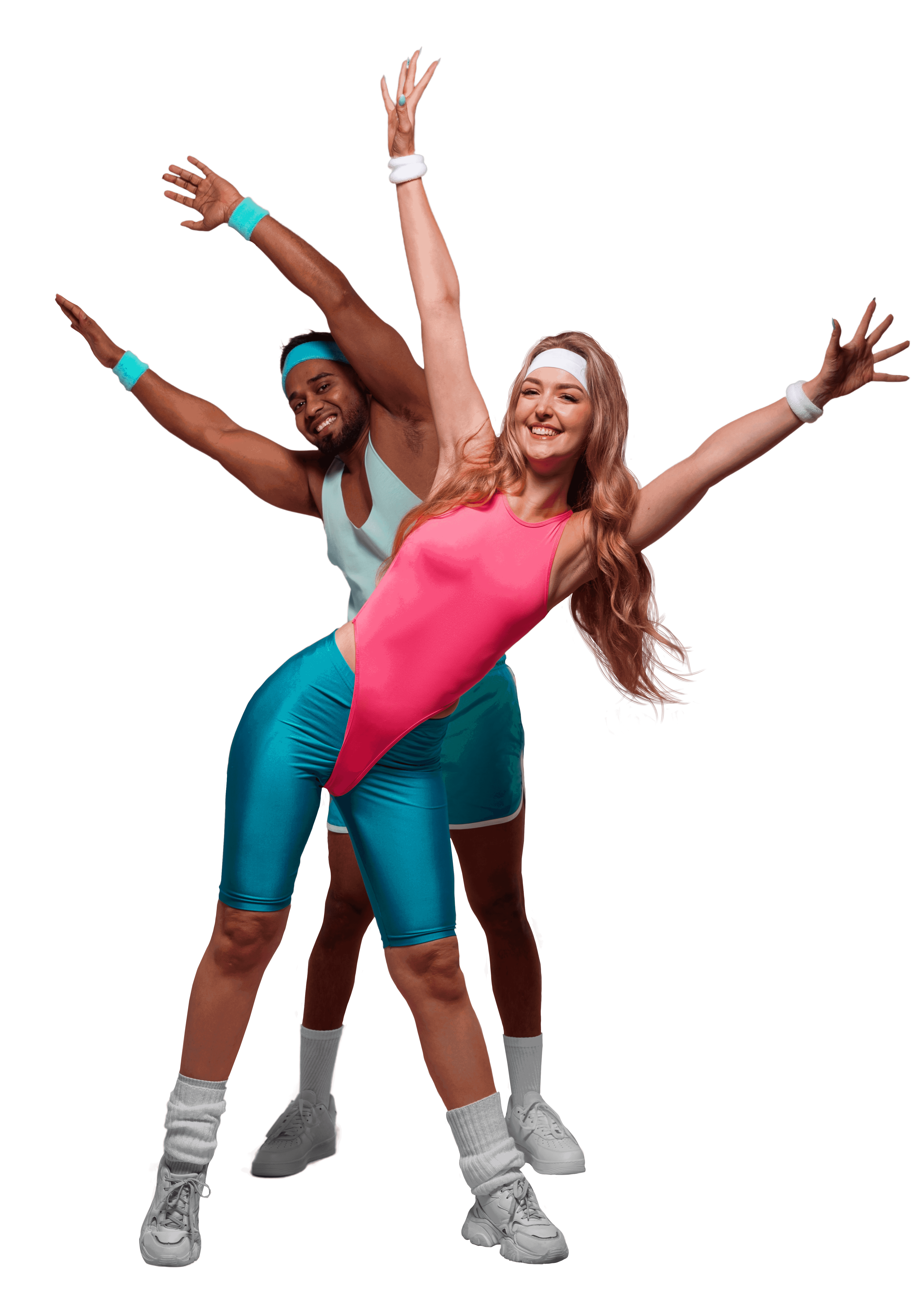Person training with the Trakwyze fitness app